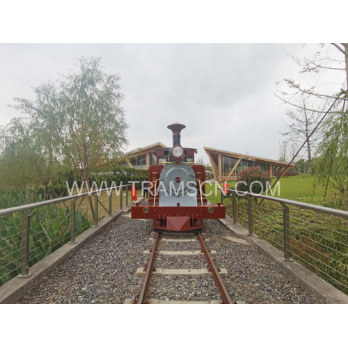 Trem turístico ao ar livre em estoque